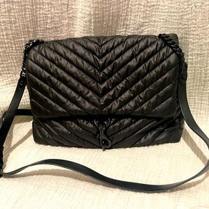 Rebecca Minkoff Edie Nylon Jumbo flap shoulder bag